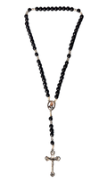 Terço Preto Nossa Senhora com Crucifixo