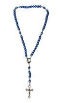 Terço Azul Nossa Senhora com Crucifixo