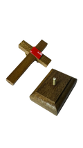 Crucifixo de Mesa São Bento em Madeira