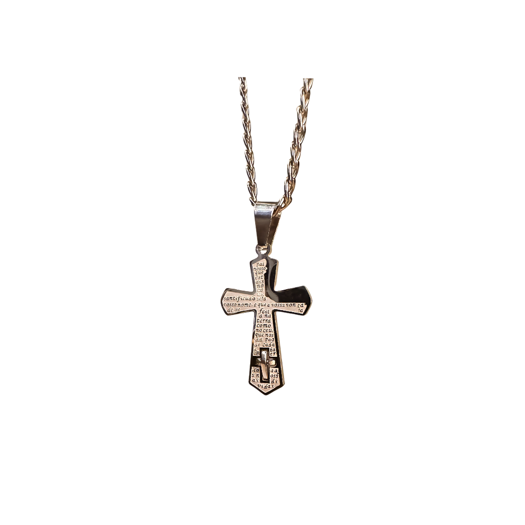 Colar com Cruz P