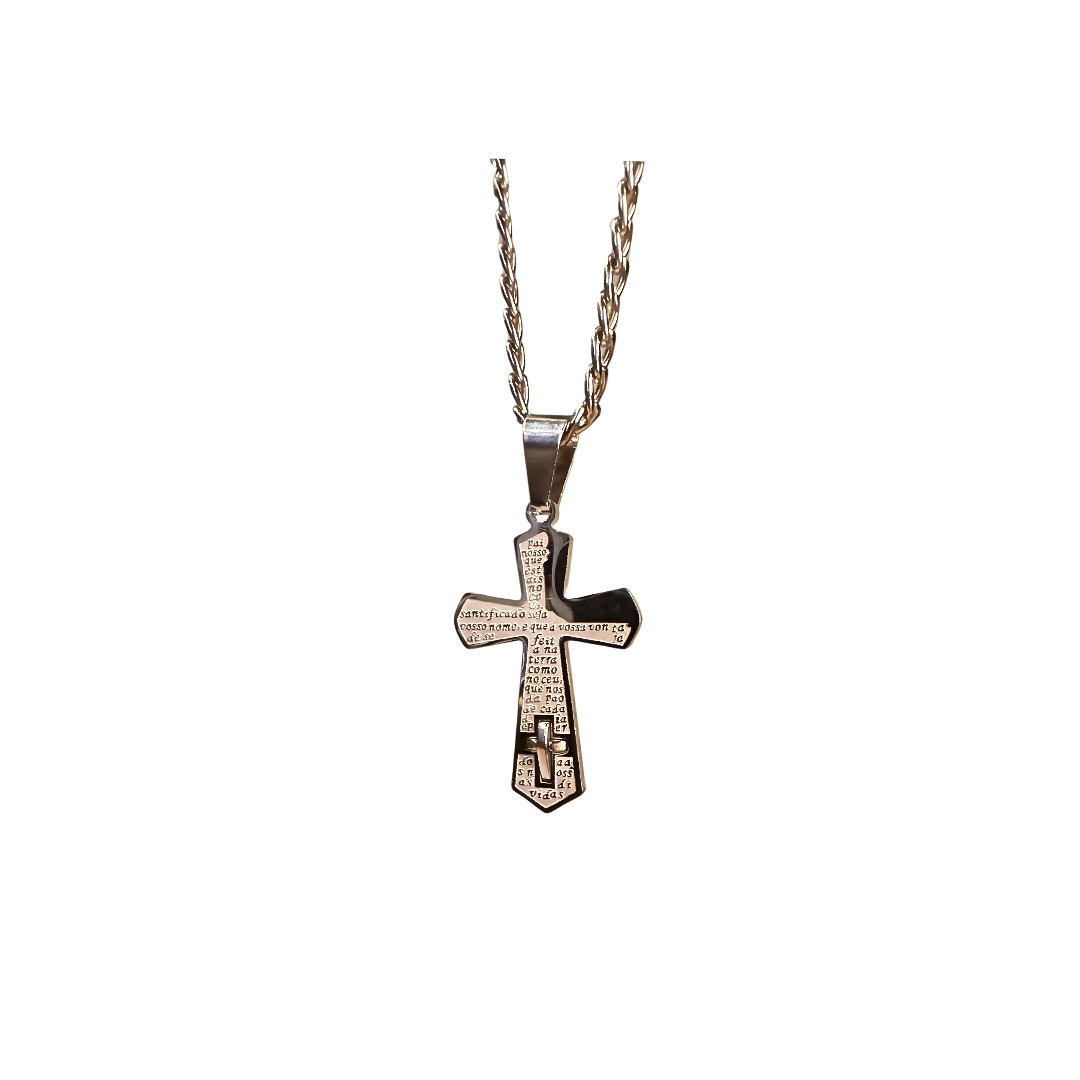 Colar com Cruz P