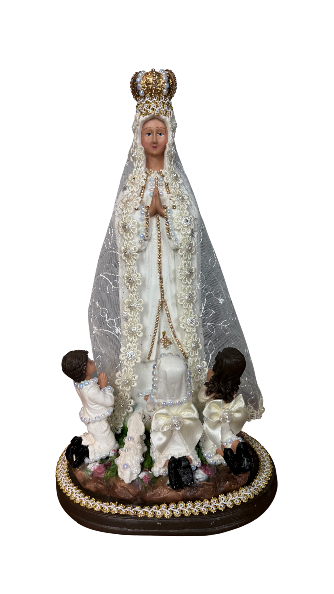 Imagem de Nossa Senhora de Fátima com Pastorinhos