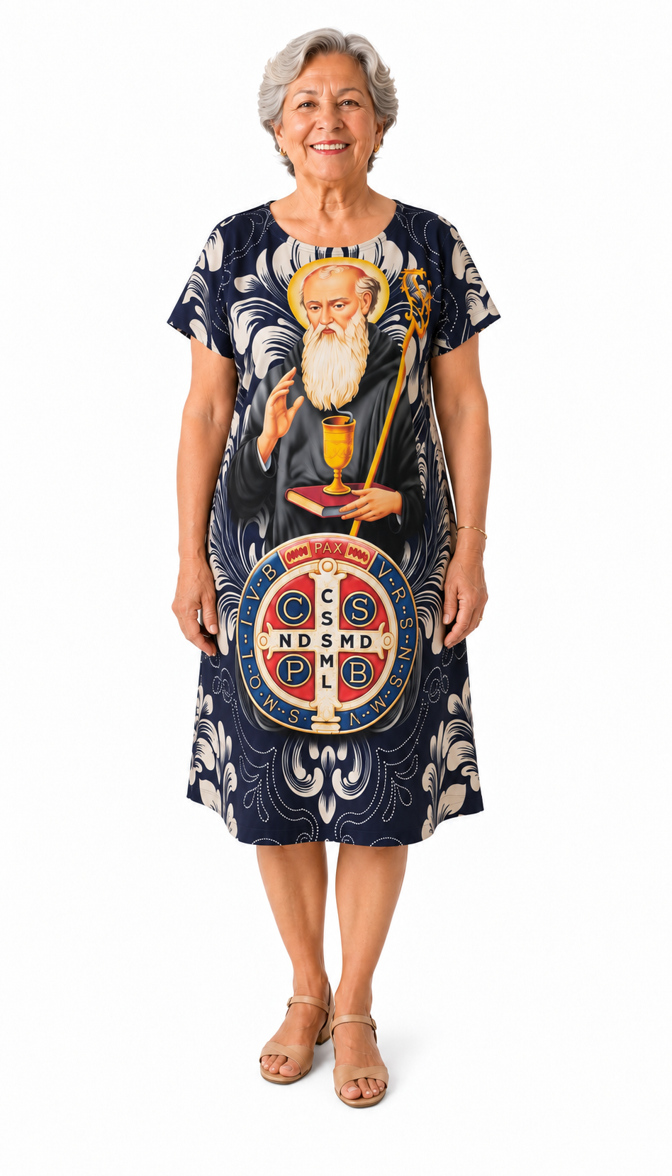 Vestido São Bento Proteção Divina
