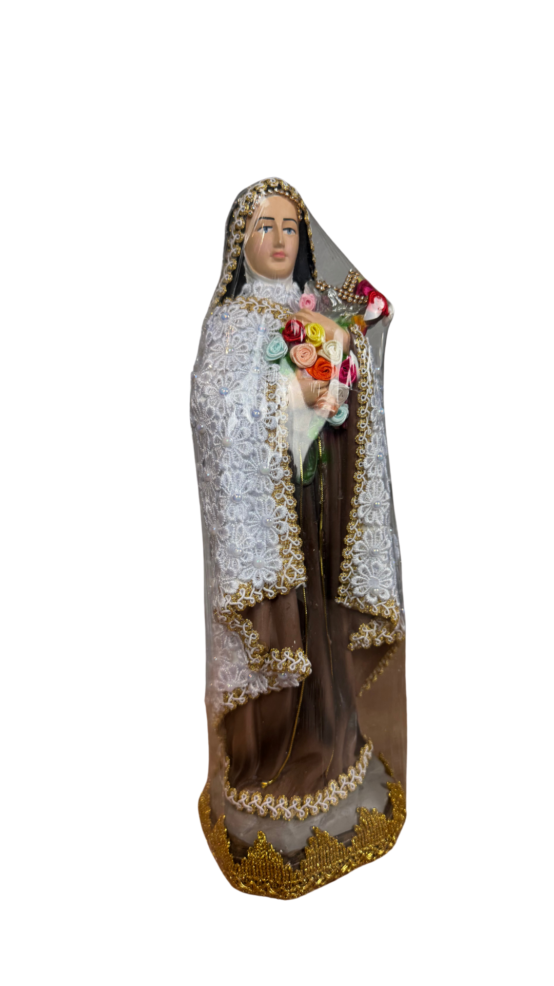 Imagem de Santa Teresinha com Flores