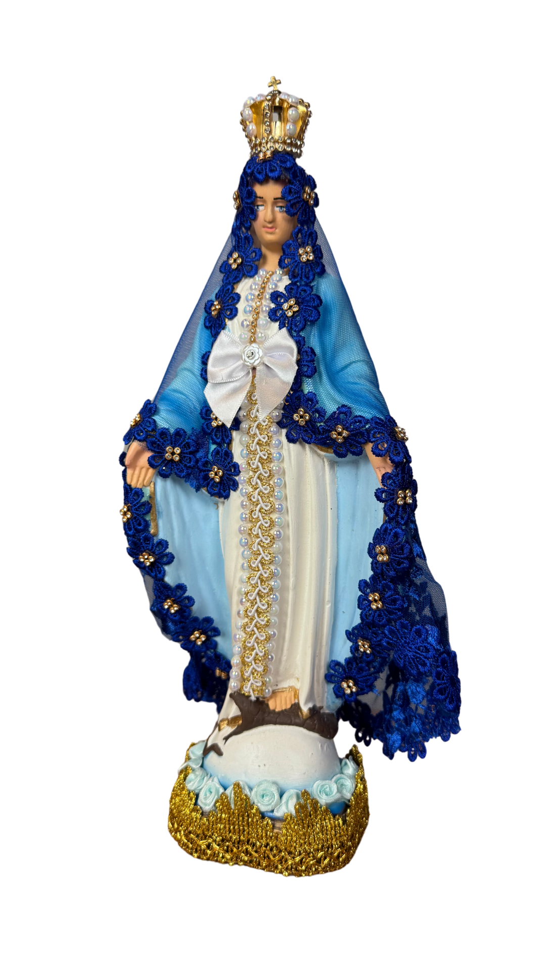 Imagem de Nossa Senhora das Graças Azul Luxo