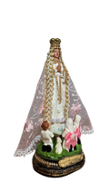 Imagem de Nossa Senhora de Fátima com Pastorinhos e Ovelhinhas