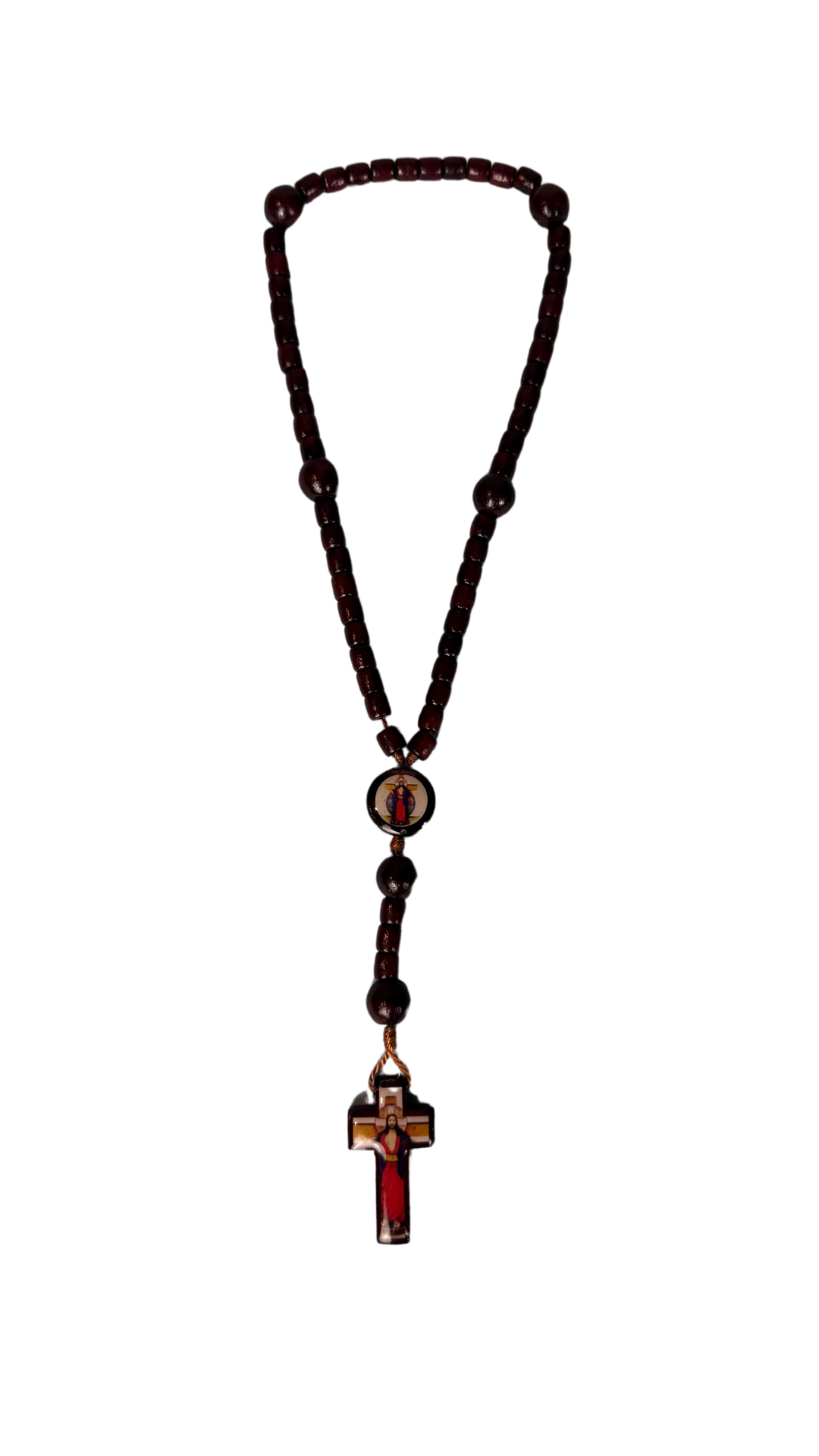 Pulseira Terço São Bento Marrom