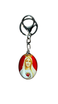 Chaveiro Oval Nossa Senhora de Fátima