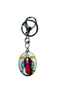 Chaveiro Oval Sagrado Coração de Jesus