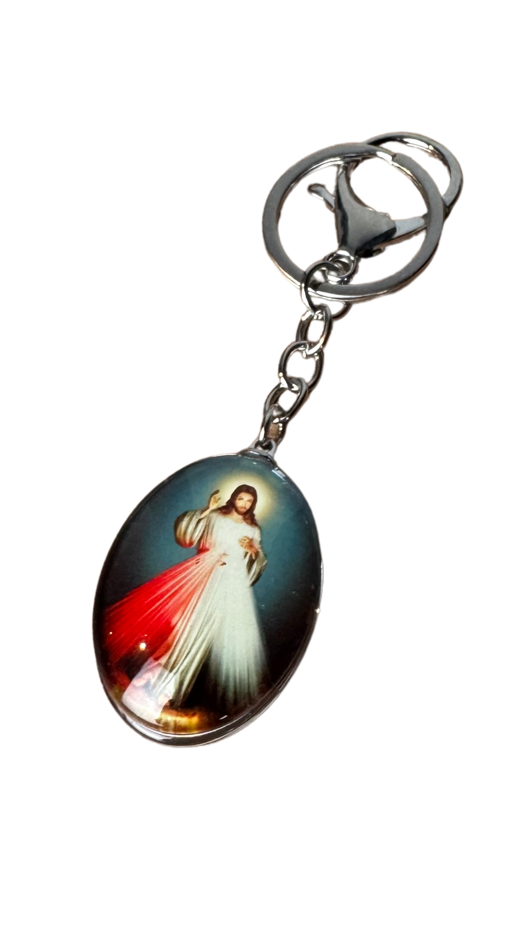 Chaveiro Oval Jesus Misericordioso