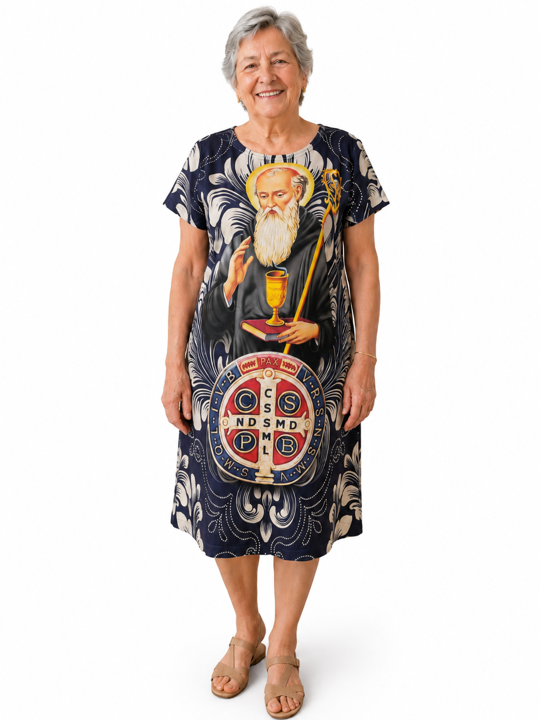Vestido São Bento Proteção Divina