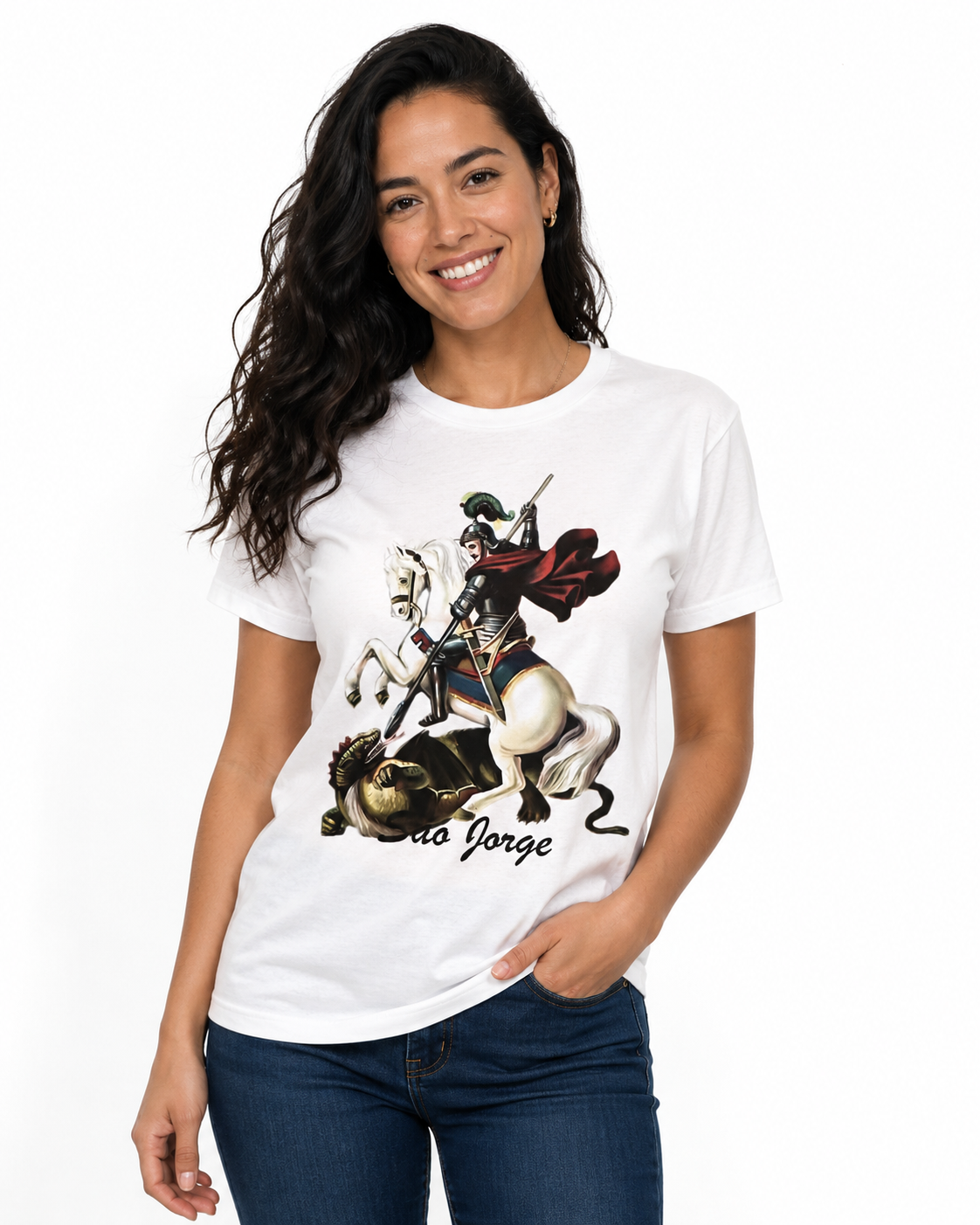Blusa de São Jorge Colorida