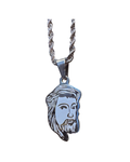 Colar Face de Cristo- Aço Cirúrgico